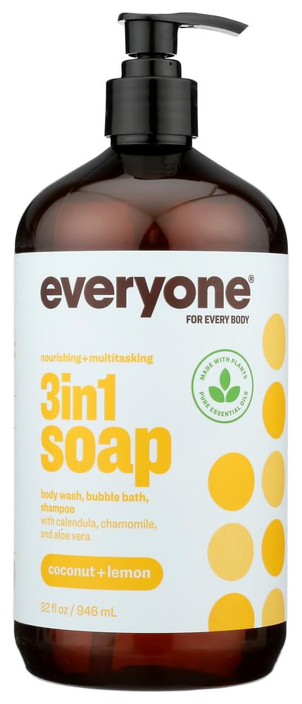 EO Essential Oil Products EveryOne Liquid Soap Coconut + Lemon -- 32 fl oz - 2pc by EO Essential Oil Products Beauty & Personal Care EO Essential Oil Products
