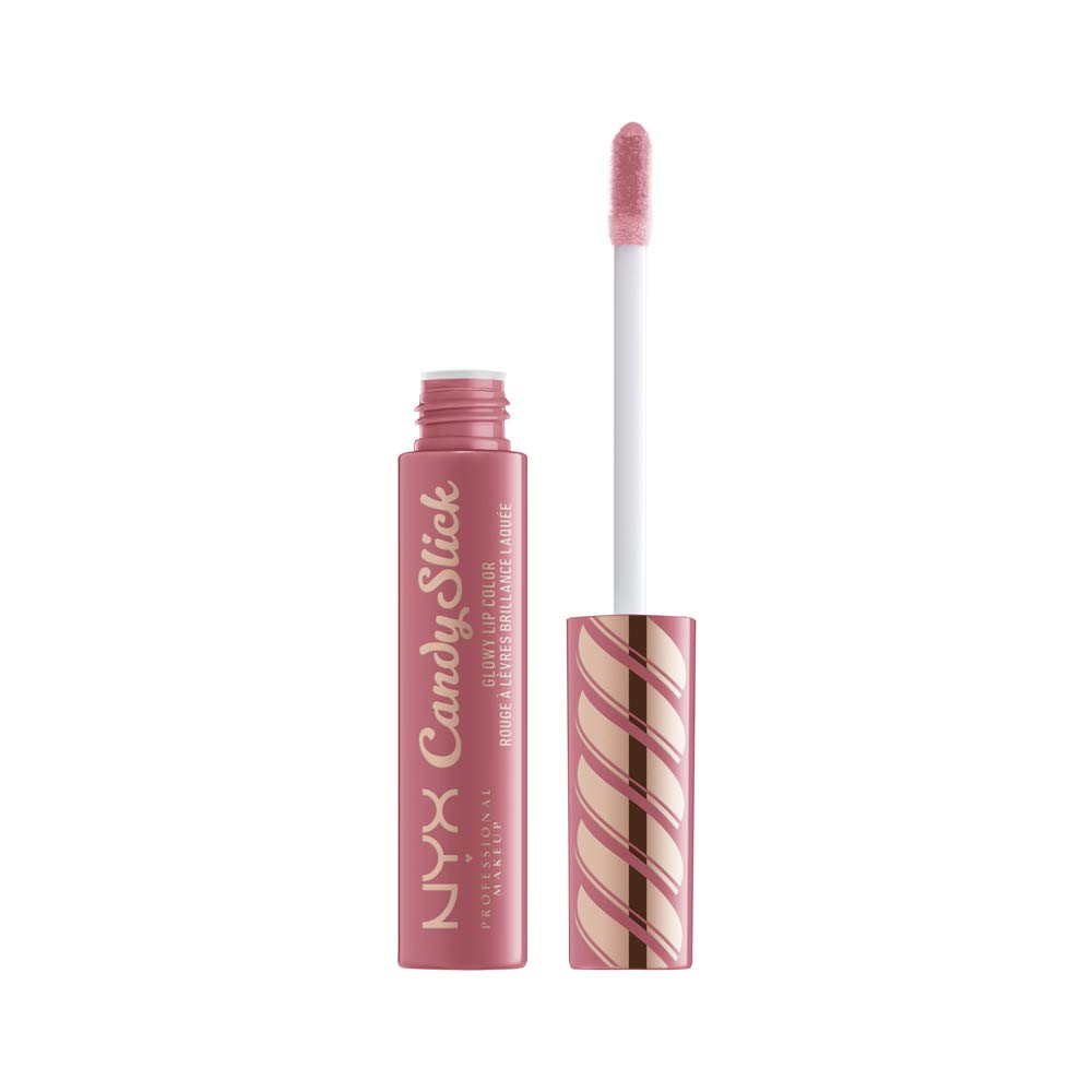 NYX PROFESSIONAL MAKEUP Candy Slick Glowy Lip Color Gloss - Cream Bee (Dusty Rose) Beauty & Personal Care NYX PROFESSIONAL MAKEUP