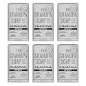 The Grandpa Soap Company Charcoal Bar Soap - With Activated Charcoal Hemp Seed and Mint Oil, Detoxifies, Draws Out Dirt and Toxins, Clear Congested Beauty & Personal Care The Grandpa Soap Company