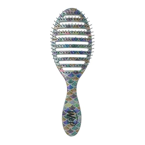 Wet Brush Speed Dry Hair Brush, Mermaid Tail - Vented Design and Ultra Soft HeatFlex Bristles Are Blow Dry Safe With Ergonomic Handle Manages Tangle Beauty & Personal Care Wet Brush