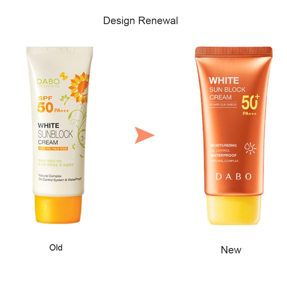 DABO White Sunblock Cream SPF50 PA+++ (70ml) Beauty & Personal Care Dabo
