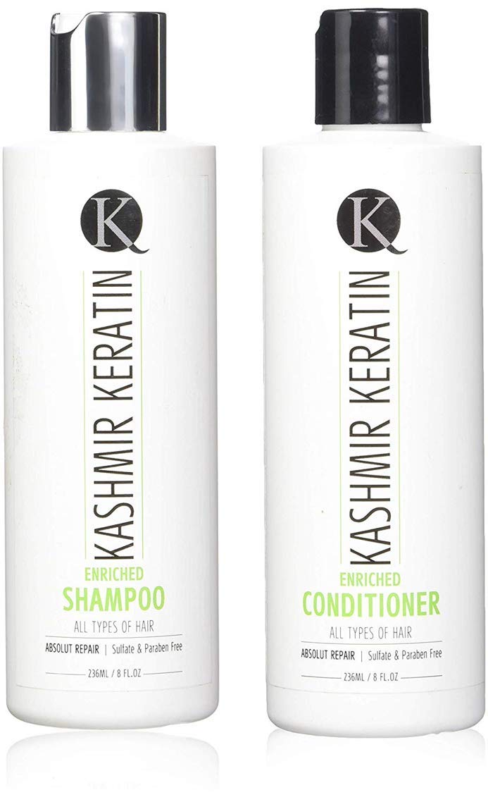 Keratin Enriched 8oz Hair Care Sets (8 Ounce Shamp/Cond) Beauty & Personal Care Kashmir Hair Systems