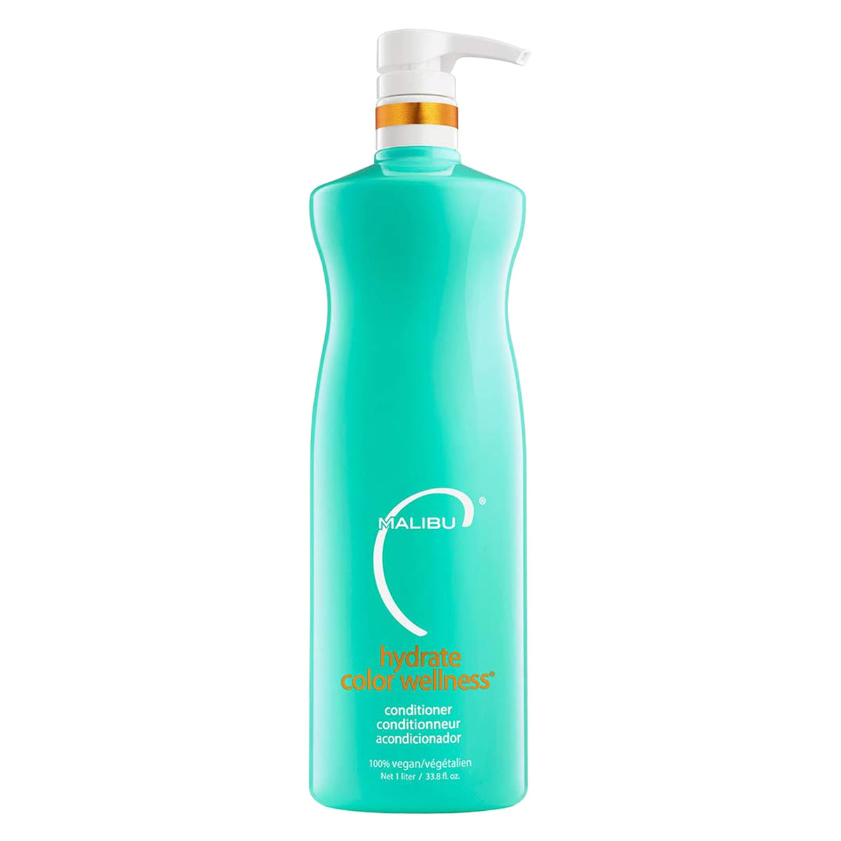 Malibu C Hydrate Color Wellness Conditioner (33.8 oz) - Moisturizing, Color Safe Conditioner for Vibrant Hair - Formulated to Preserve + Protect Hair