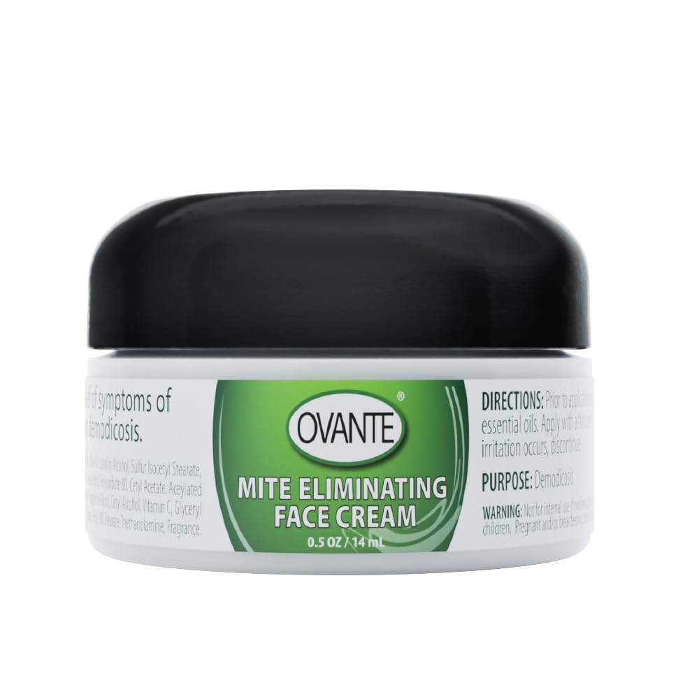 OVANTE Demodex Mite Eliminating Facial Cream for Humans With Demodex | Original | - 0.5 oz Beauty & Personal Care OVANTE
