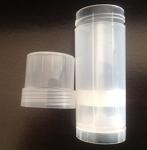 (11) Empty Clear Plastic Deodorant Containers (Natural) - 2.2 Oz Cylinders for heel balm, lotion bar etc. … Beauty and Personal Care Ozone Layer Deodorant