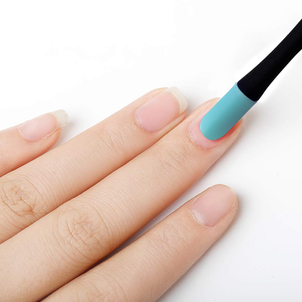 IVON 3 Pack Cuticle Trimmer Pusher Remover, Rubber Tip Gentle on Nail Bed Beauty and Personal Care IVON