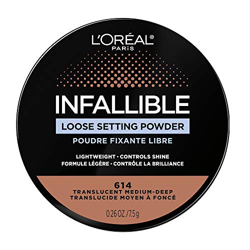L'Oreal Paris Infallible Tinted Loose Setting Powders, Matte Finish, Lightweight, No White Cast, 2 Shades From Light To Deep, Translucent Beauty & Personal Care L'Oreal Paris