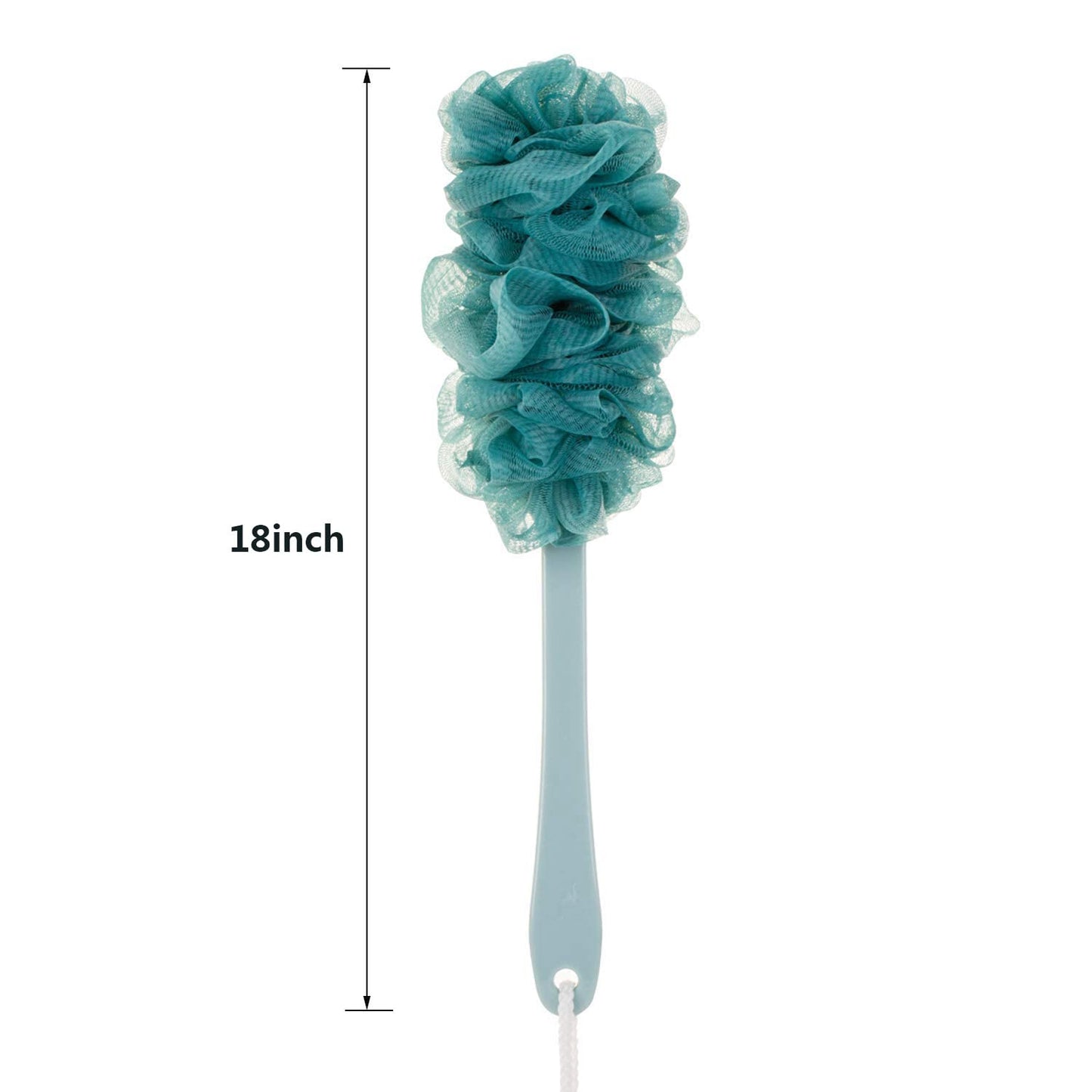 Arswin Back Scrubber for Shower, Loofah Long Handle Bath Body Brush, Soft Nylon Mesh Sponge On a Stick for Shower Men Women Kids Elderly, Exfoliating Beauty & Personal Care Arswin