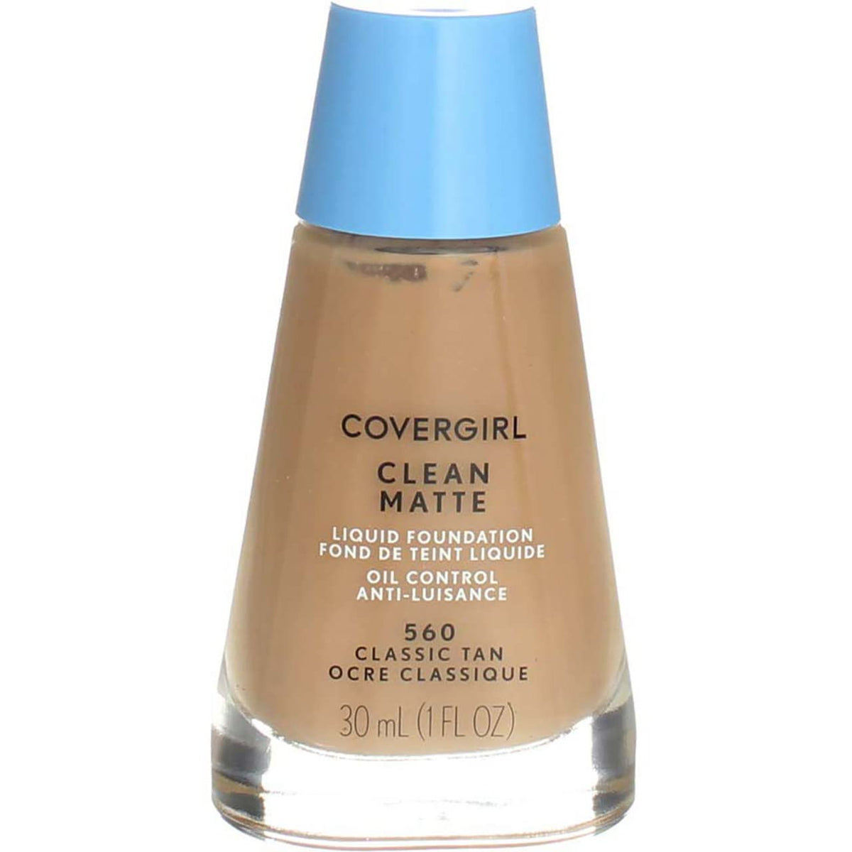 CoverGirl Clean Classic Tan Matte 560 Oil Control Liquid Makeup -- 2 per case. Beauty & Personal Care ATAZUA