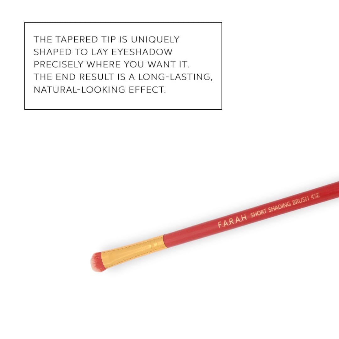 F.A.R.A.H Premium Short Shading Brush 45E (Red) Beauty & Personal Care F.A.R.A.H