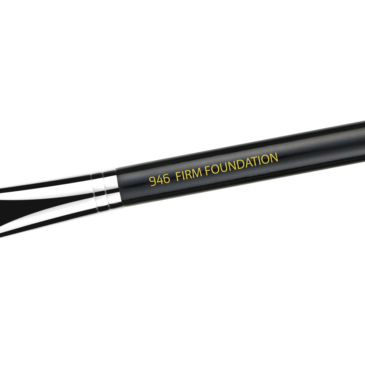 Bdellium Tools Professional Makeup Brush - Maestro Series 946 Firm Foundation - With Soft Synthetic Fibers, For Blending & Contouring (Black, 1pc)