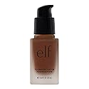 e.l.f. Flawless Satin Foundation, Lightweight & Medium Coverage, Semi-Matte Finish, Vegan , Espresso, 0.68 Fl Oz (20mL) Beauty & Personal Care e.l.f.