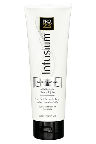 INFUSIUM 23 Curl Hold Gel with Baobab, Shea, and Jojoba - 8oz., White Beauty & Personal Care INFUSIUM 23