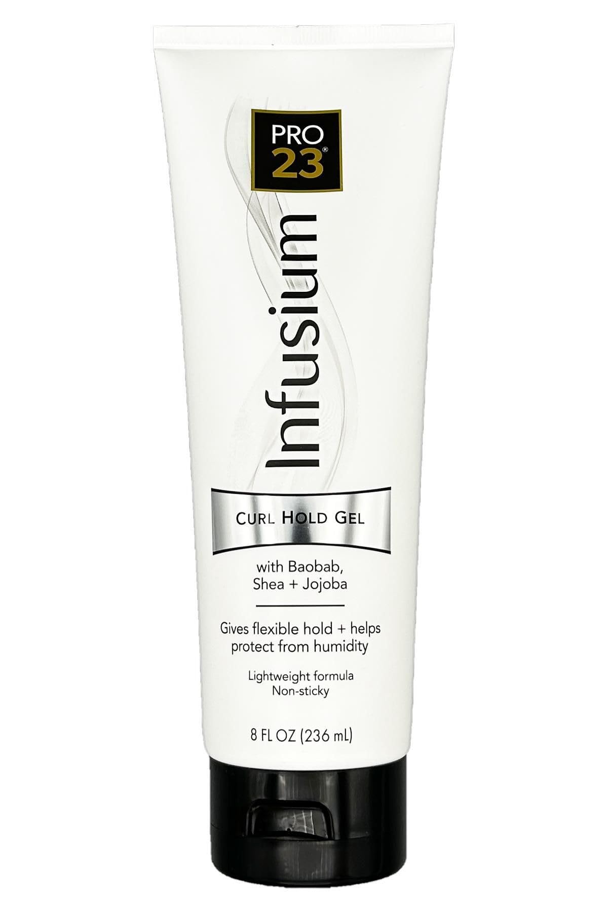 INFUSIUM 23 Curl Hold Gel with Baobab, Shea, and Jojoba - 8oz., White Beauty & Personal Care INFUSIUM 23