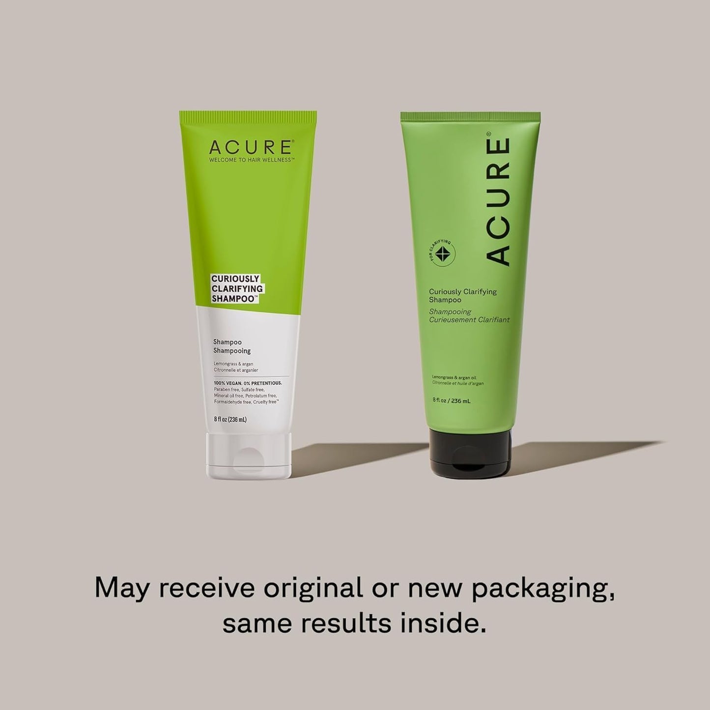 Acure Curiously Clarifying Shampoo and Conditioner Set - Daily Deep Cleansing & Hydrating Set for Women & Men, Detox for Oily Hair & Scalp Build Up Beauty & Personal Care Acure