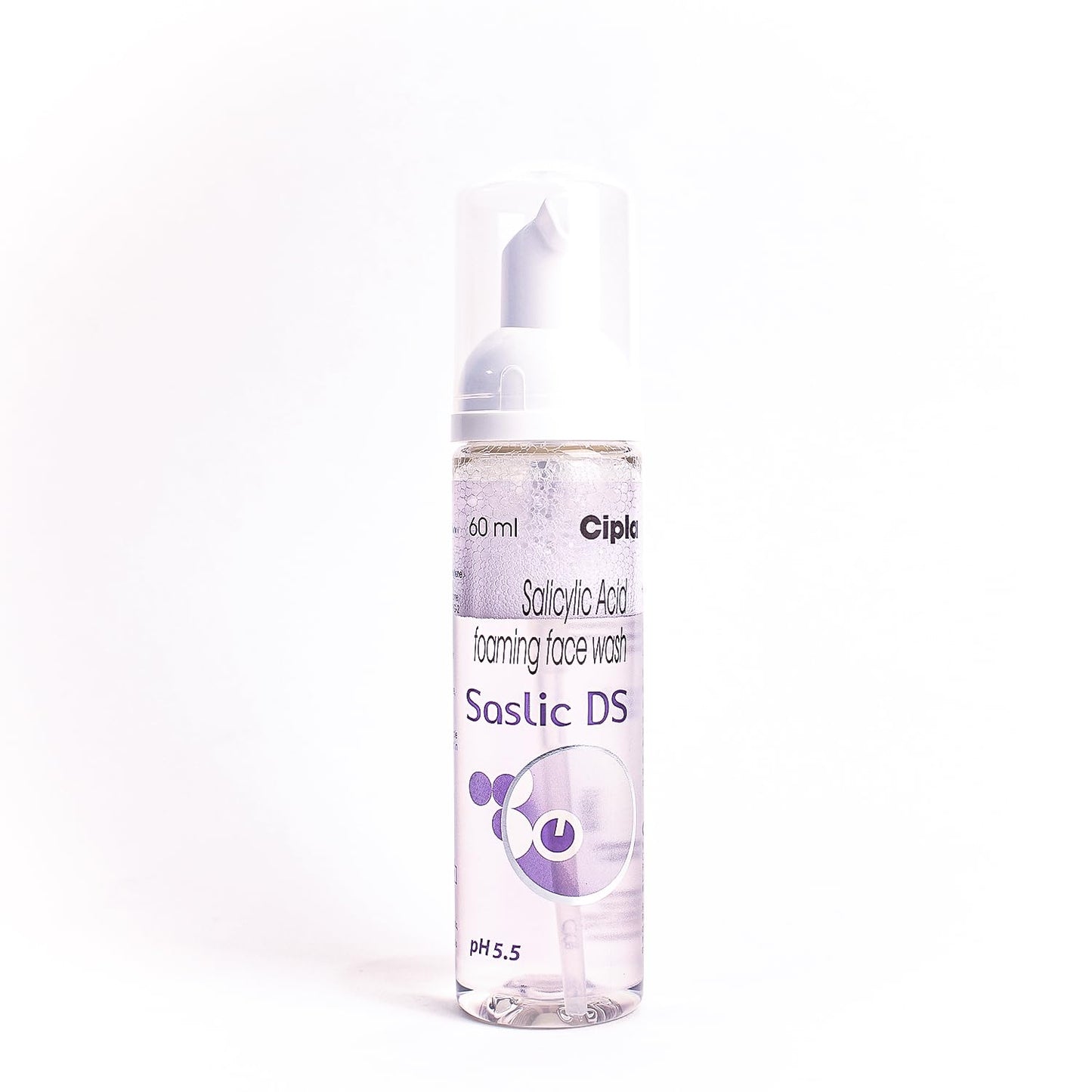 Cipla Sas_lic DS Foaming Face Wash (60ml) (pack of 2) Beauty & Personal Care Cipla