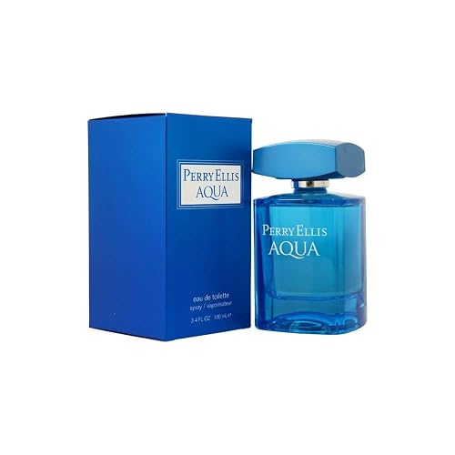 Perry Ellis Aqua Eau de Toilette Spray for Men, 3.4 Ounce (Pack of 3) Beauty & Personal Care Perry Ellis