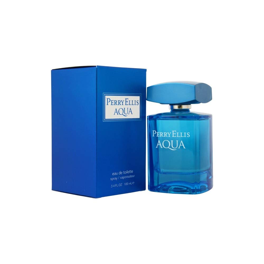 Perry Ellis Aqua Eau de Toilette Spray for Men, 3.4 Ounce (Pack of 3) Beauty & Personal Care Perry Ellis
