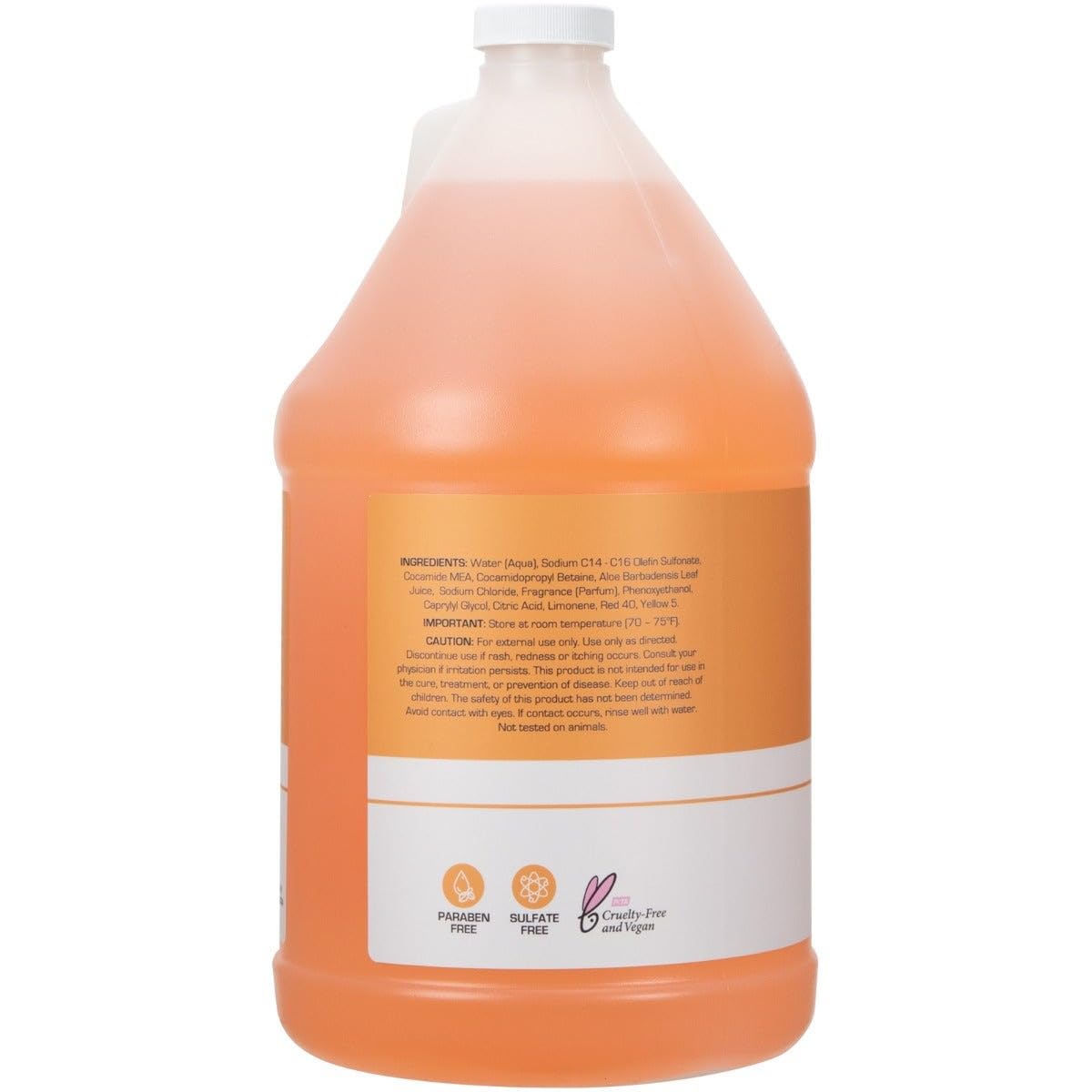Ginger Lily Farms Club & Fitness Conditioning Liquid Hand Soap Refill, 100% Vegan & Cruelty-Free, Citrus Scent, 1 Gallon (128 fl oz) Beauty & Personal Care Ginger Lily Farms