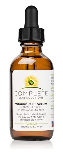 Complete Skin Solutions Natural Vitamin C E Serum With Ferulic Acid 2 oz Beauty & Personal Care COMPLETE SKIN SOLUTIONS