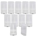 10PCS 15ml 0.5oz Clear Empty Plastic Oval DIY Lipstick Lip Balm Lip Gloss Tubes Deodorant Crayon Chapstick Tube Bottle Containers Oval Holder Case Beauty & Personal Care ASTRQLE