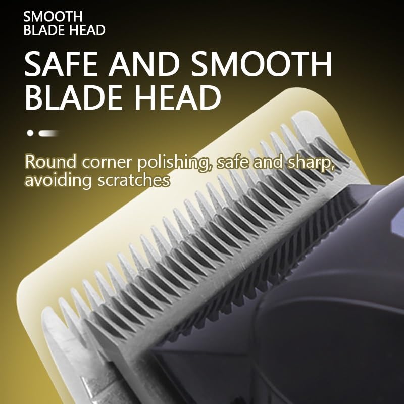 QDKVTNDJZ Hair Clippers for Men, 2PCS Professional Barber Set Cordless Zero Gapped Beard Trimmer Finish Cutting Machine Beauty and Personal Care QDKVTNDJZ