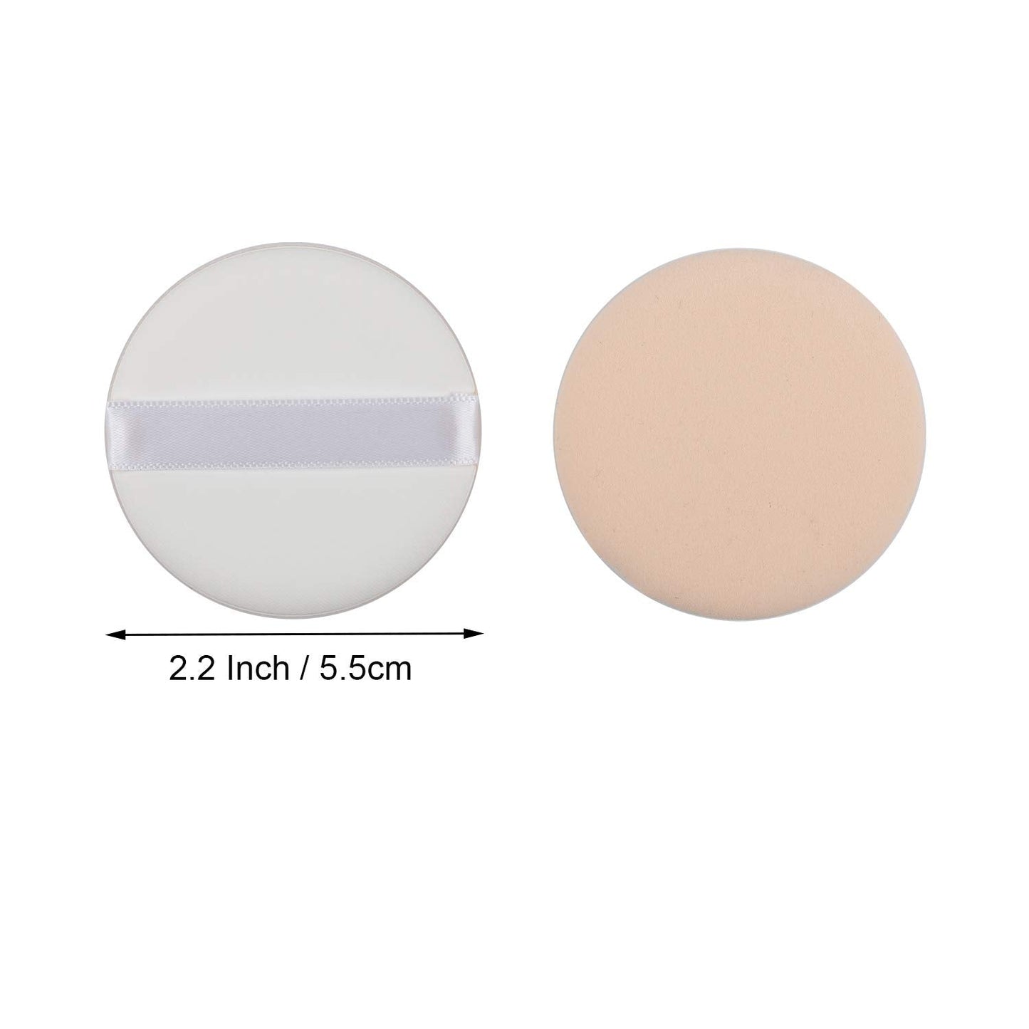 WWYICHEN 2.2 Inch 6 Pieces Small Makeup Foundation Sponge Air Cushion Powder Puff for Applying BB Cream, Liquid Cream, Shading Loose Powder, Beige Beauty & Personal Care WWYICHEN