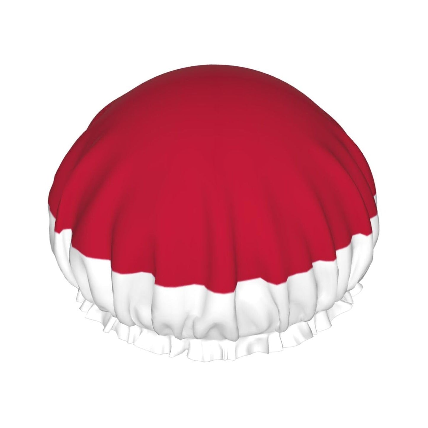 Japan Flag Prints Shower Cap Double Layer Lined Waterproof Bathing Shower Hat Beauty and Personal Care Hayyett