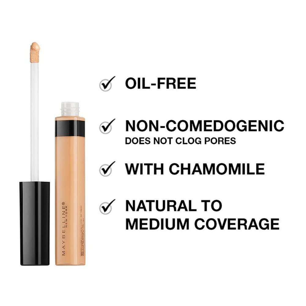Maybelline New York Fit Me Liquid Concealer Makeup, Natural Coverage, Lightweight, Conceals, Covers Oil-Free, Deep, 1 Count (Packaging May Vary) Beauty & Personal Care MAYBELLINE
