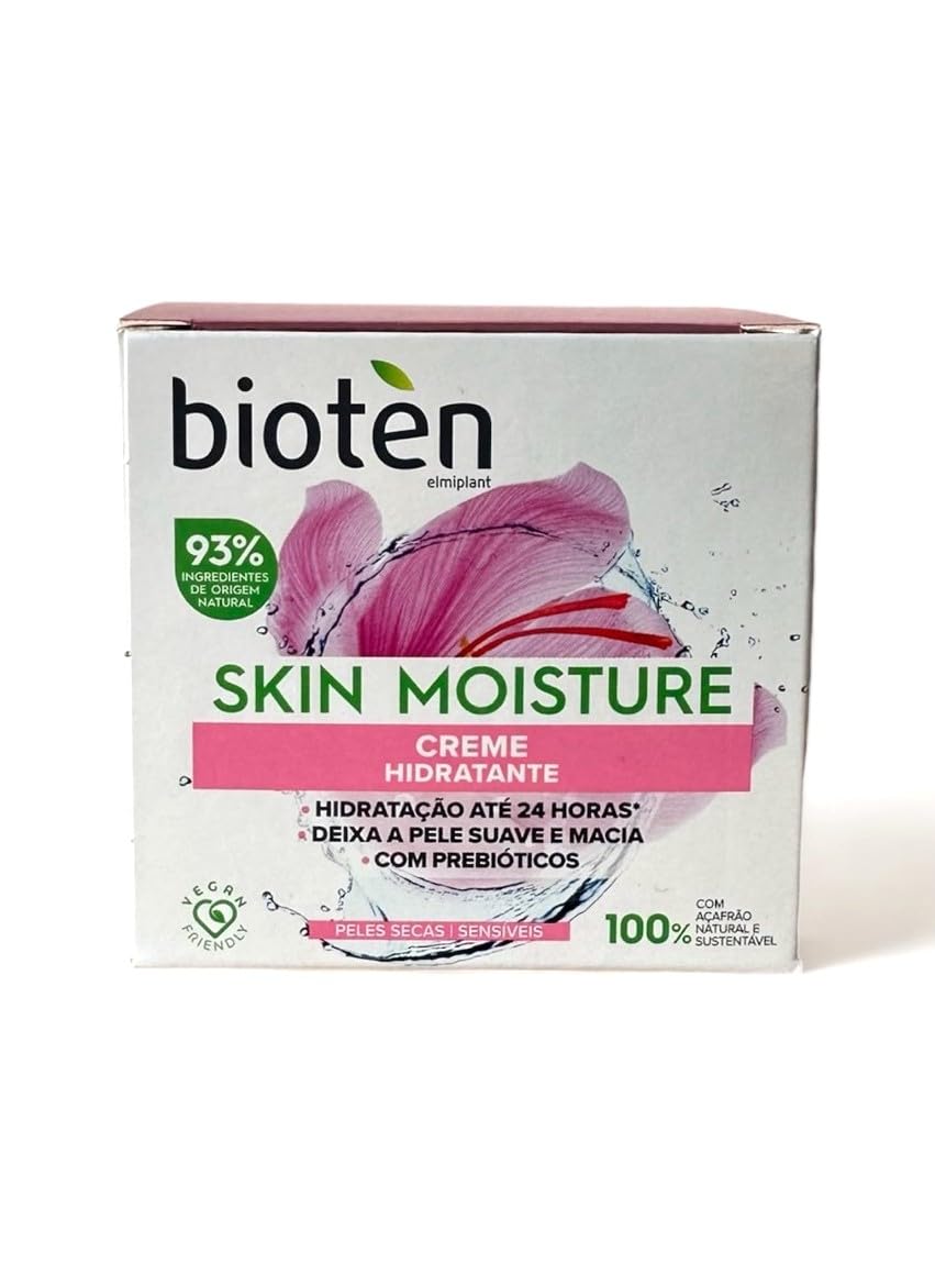 Bioten Elmiplant Skin Moisturizing 24Hour Face Cream for Dry Sensitive Skin 50ml 1.7oz Beauty & Personal Care Bioten
