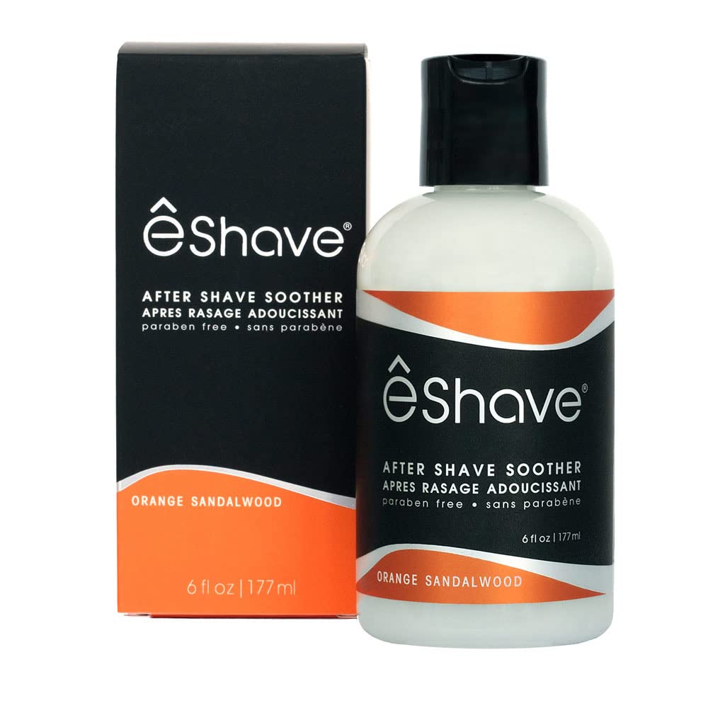 eShave Luxury After Shave Balm for Men-After Shave Lotion Soothes Razor Burn- Deep Moisturizes Skin- All-Natural Vegan After Shave Cream Zesty Orange Beauty and Personal Care eShave