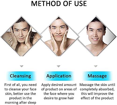 AICHUN BEAUTY Beard Oil Mustache Hair Pure Natural Nutrients Skin Cleansing Vitamins Grapefruit Seed Oil Ginger Andrea Hair 30ml Beauty and Personal Care AICHUN BEAUTY