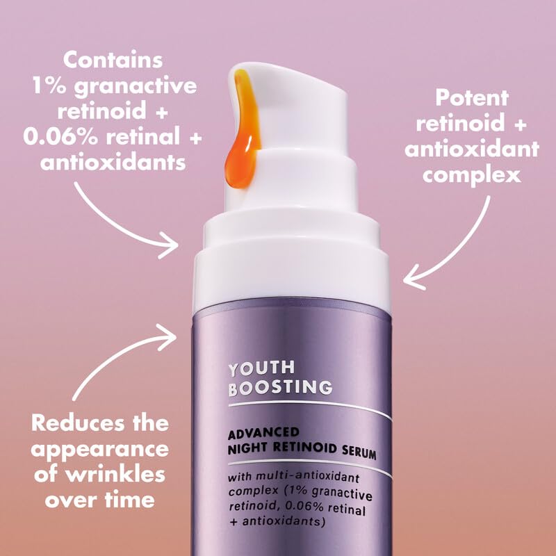 e.l.f. SKIN Youth Boosting Advanced Night Retinoid Serum, Anti-Aging Serum For Reducing Appearance of Fine Lines & Wrinkles, Vegan & Cruelty-Free Beauty & Personal Care e.l.f.