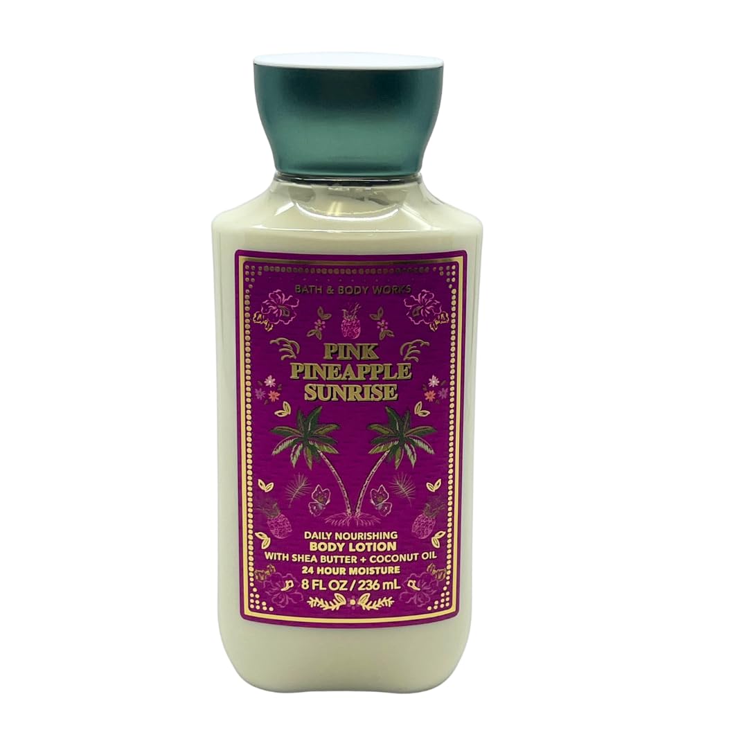 Bath & Body Works Pink Pineapple Sunrise Body Lotion 8oz - Lot of 3 Beauty & Personal Care Bath & Body Works