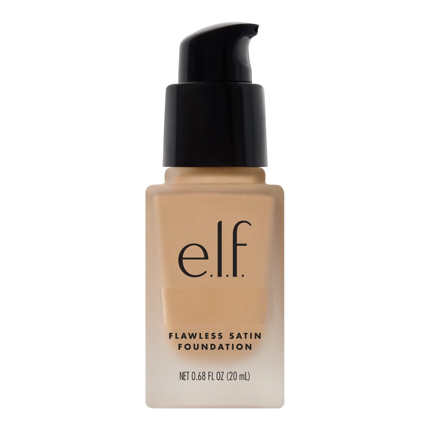 e.l.f. Flawless Satin Foundation, Lightweight & Medium Coverage, Semi-Matte Finish, Vegan , Vanilla, 0.68 Fl Oz (20mL) Beauty & Personal Care e.l.f.