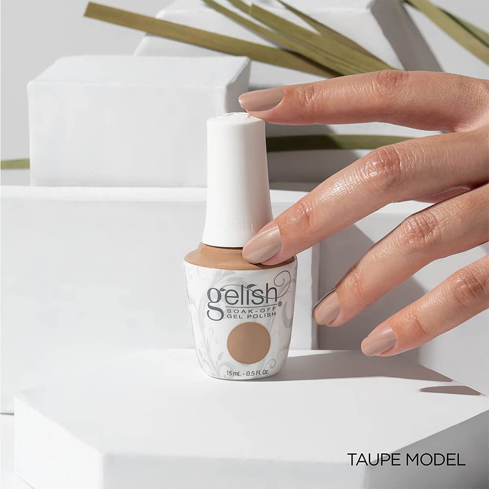 Gelish TPO-Free Soak-Off Gel Nail Polish: Taupe Model, 15mL