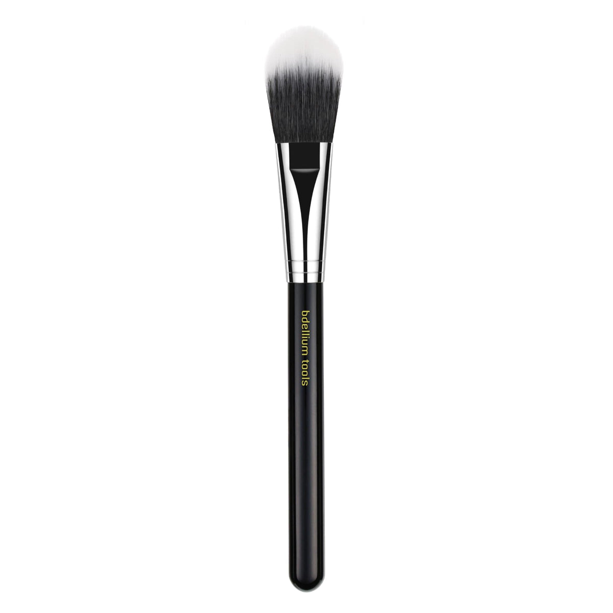 Bdellium Tools Professional Makeup Brush - Maestro Series 965 Duet Fiber Blusher - With Mix of Soft Synthetic & Natural Fibers, For Applying Pop