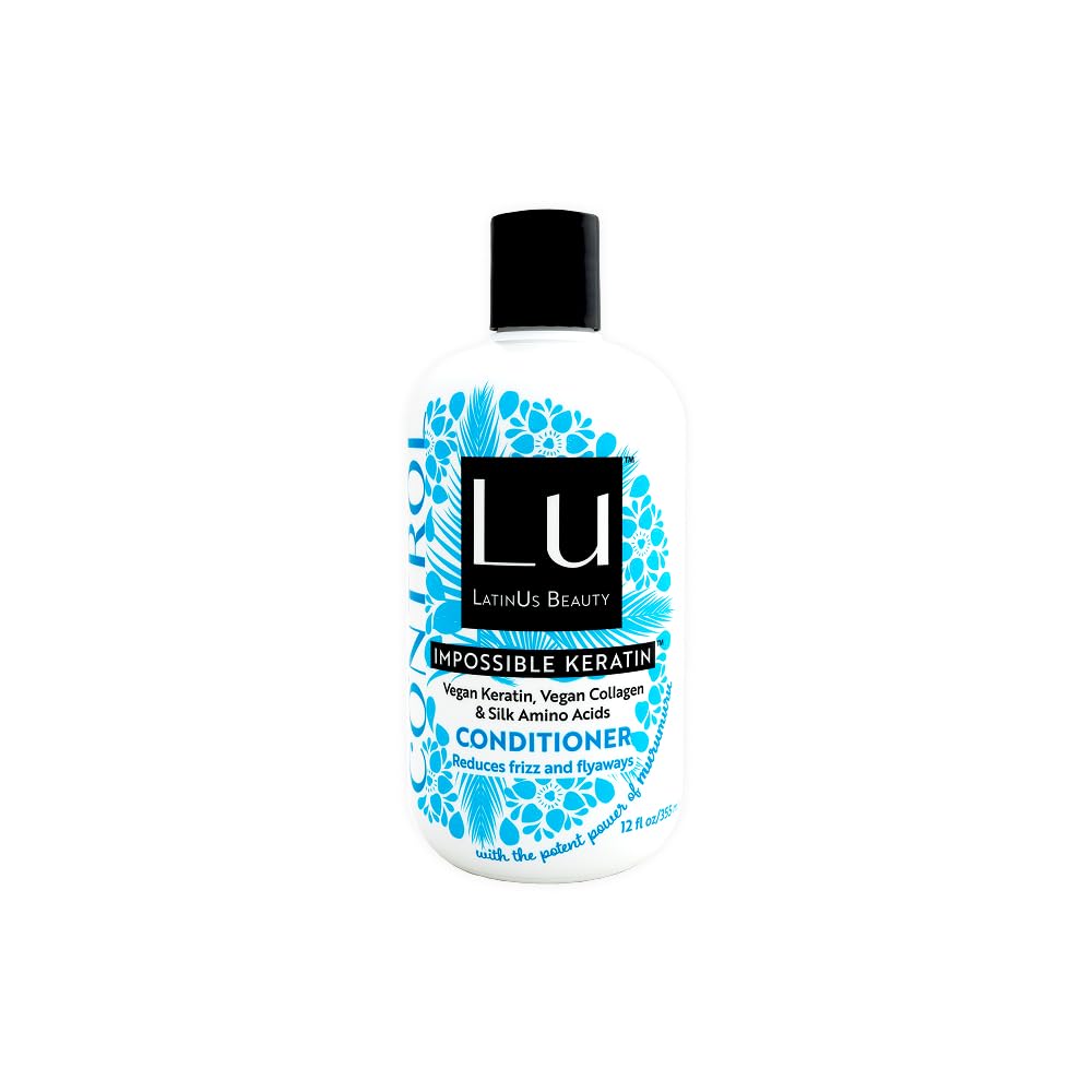 Lu by LatinUs Beauty Control Conditioner Anti-Frizz Tame & Sleek for Frizzy, Hard to Manage Hair (12 oz)
