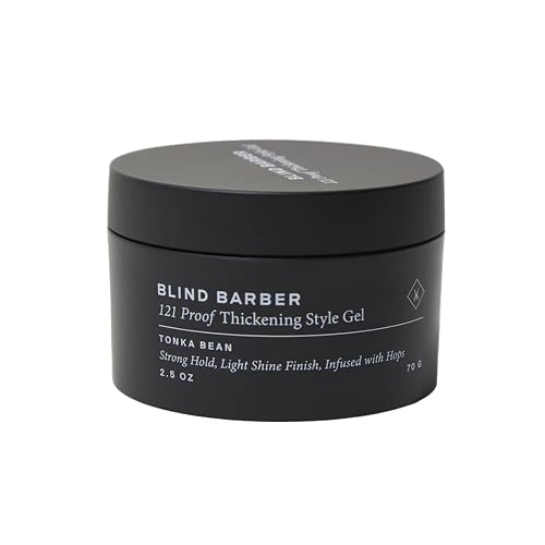 Blind Barber 121 Proof Thickening Style Gel - Medium to Strong Hold Hair Gel - Water-Based for All Hair Types - Paraben & Sulfate Free Products Beauty & Personal Care Blind Barber