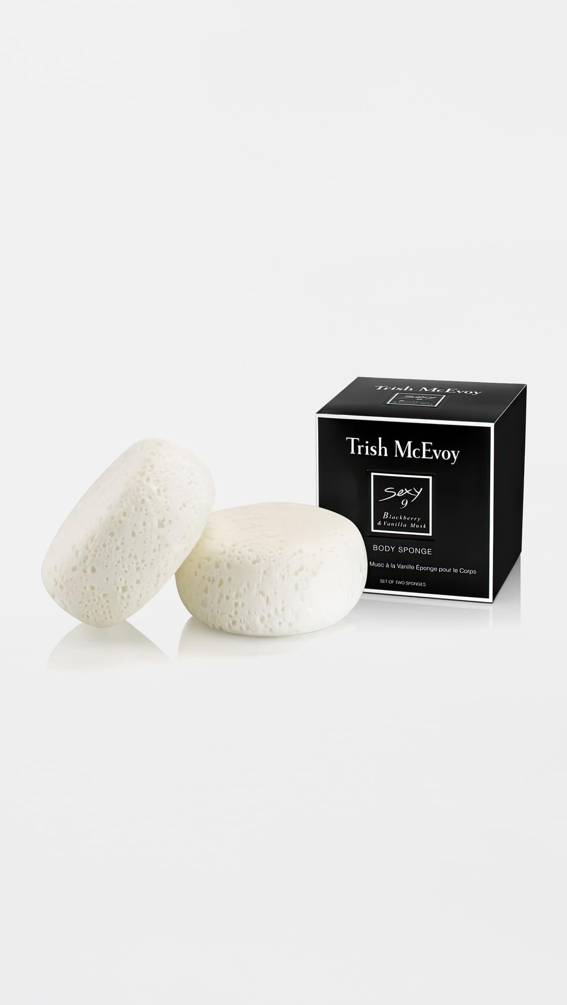 Trish McEvoy Sexy 9 BlackBerry & Vanilla Musk Body Sponge Duo Beauty and Personal Care Trish McEvoy