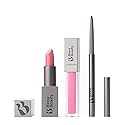 Rinna Beauty Icon Lip Kit - Pinky - All-in-one Lip Kit Includes Lipstick, Lip Gloss, and Lip Liner - CANDY PINK look - Vegan, Long-lasting, Anti-aging Beauty & Personal Care Rinna Beauty