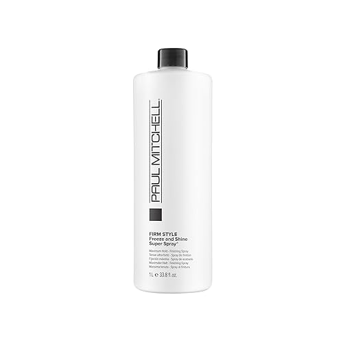 Paul Mitchell Freeze and Shine Super Hairspray, Maximum Hold, Shiny Finish Hairspray, For Coarse Hair, 33.8 fl. oz. Beauty & Personal Care Paul Mitchell