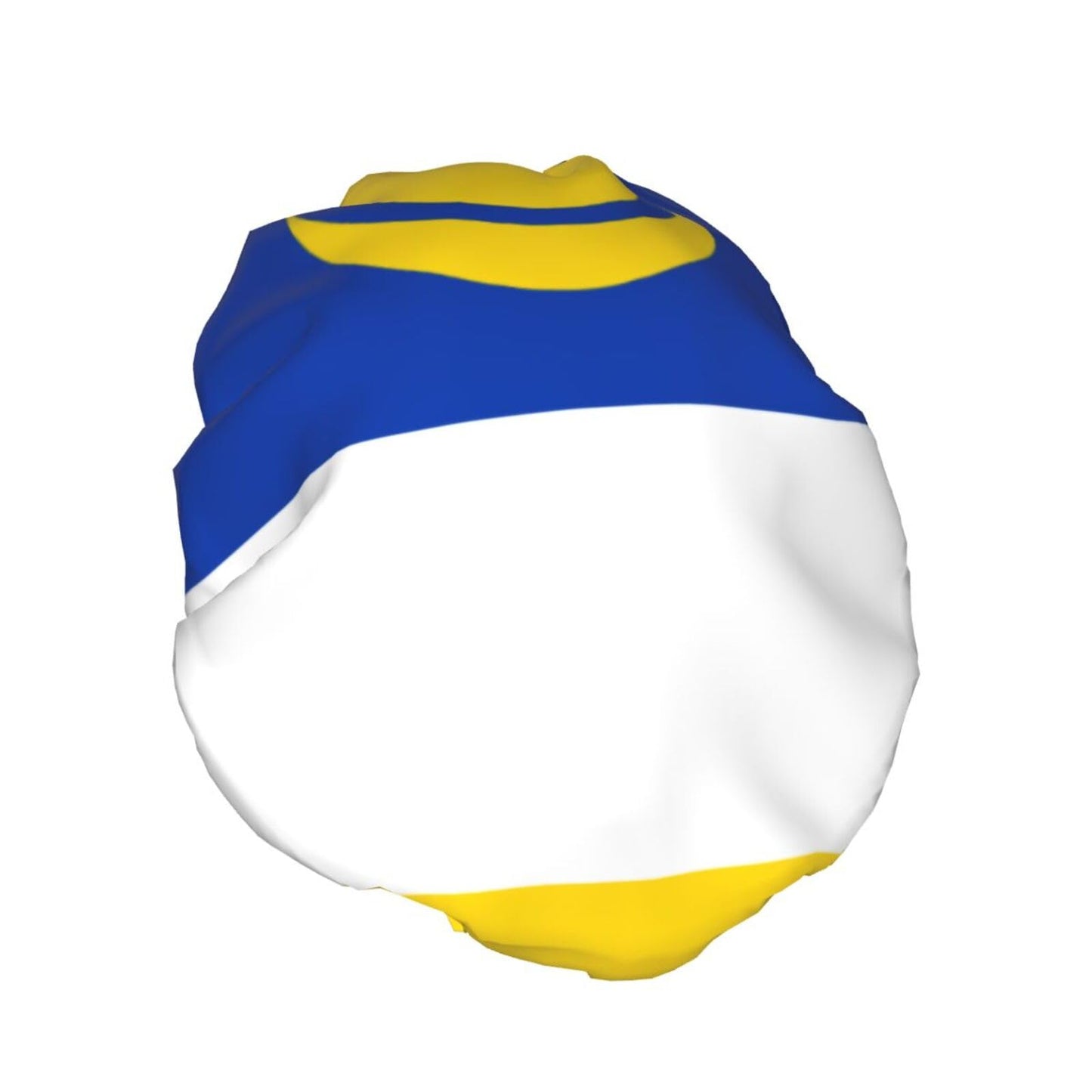 Buryatia Flag Prints Shower Cap Double Layer Lined Waterproof Bathing Shower Hat Beauty and Personal Care Hayyett