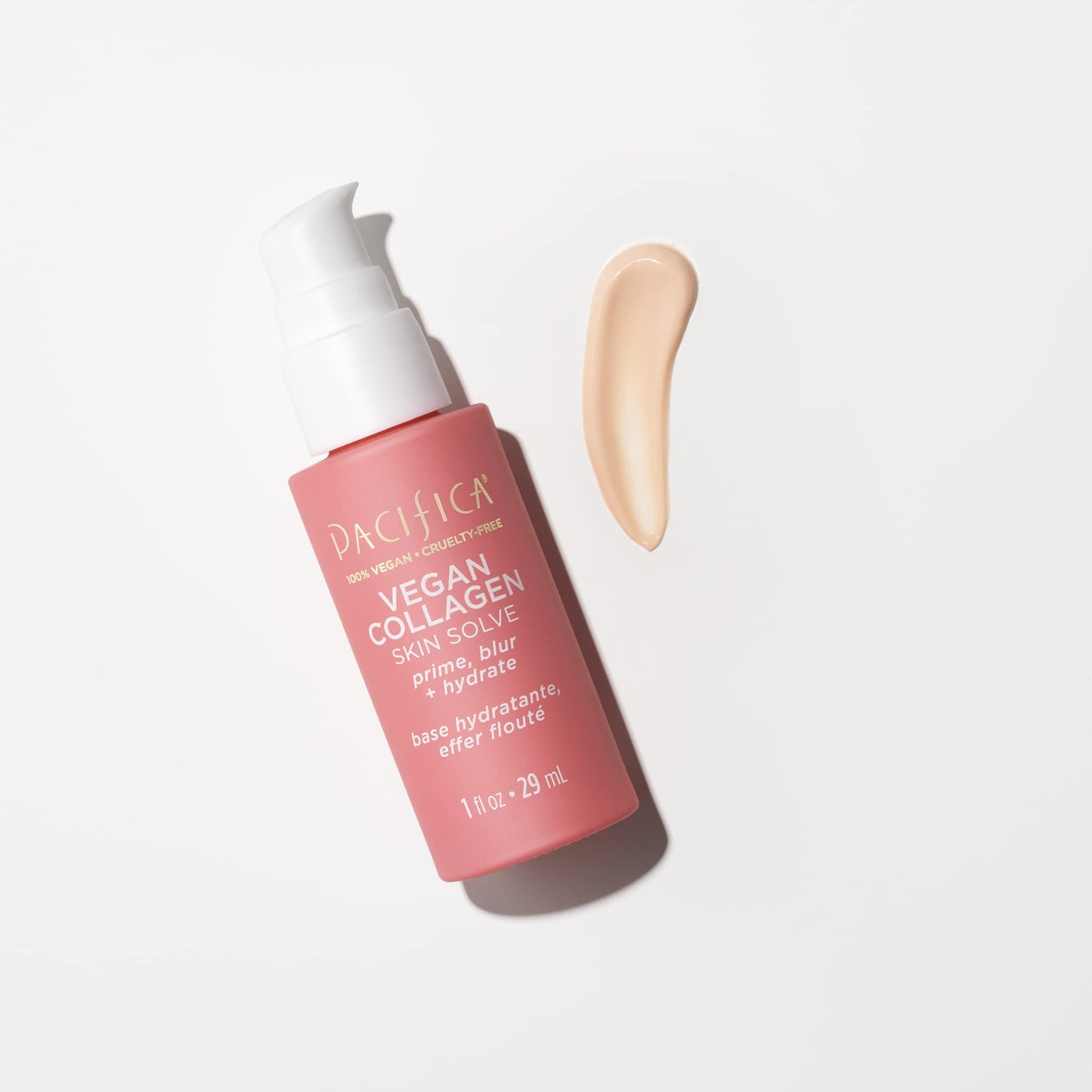 Pacifica Vegan Collagen Skin Solve Primer - 3-in-1 Face Primer that Primes, Blurs & Hydrates, Skincare-Infused Formula with Collagen Peptides Beauty & Personal Care Pacifica