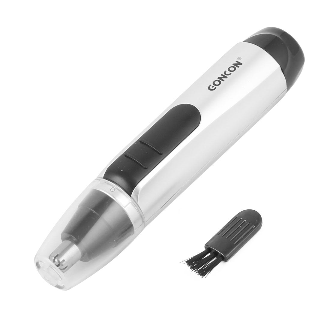 Ruilogod Men's Portable Personal Nose Ear Hair Trimmer Tool 13x2cm Silver Tone Black(id:c5 8fa 1c 0b3 dfb Beauty and Personal Care Ruilogod