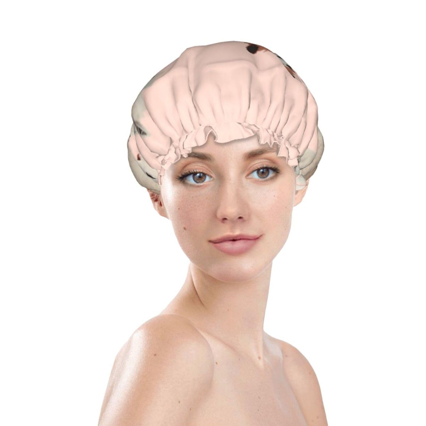 Alpacas Shower Cap For Women Reusable Double Layers Bathing Bath Cap Hair Caps Waterproof Elastic Band Ladies Spa Salon Shower Hat Hair Caps Beauty and Personal Care GDSHJKLW