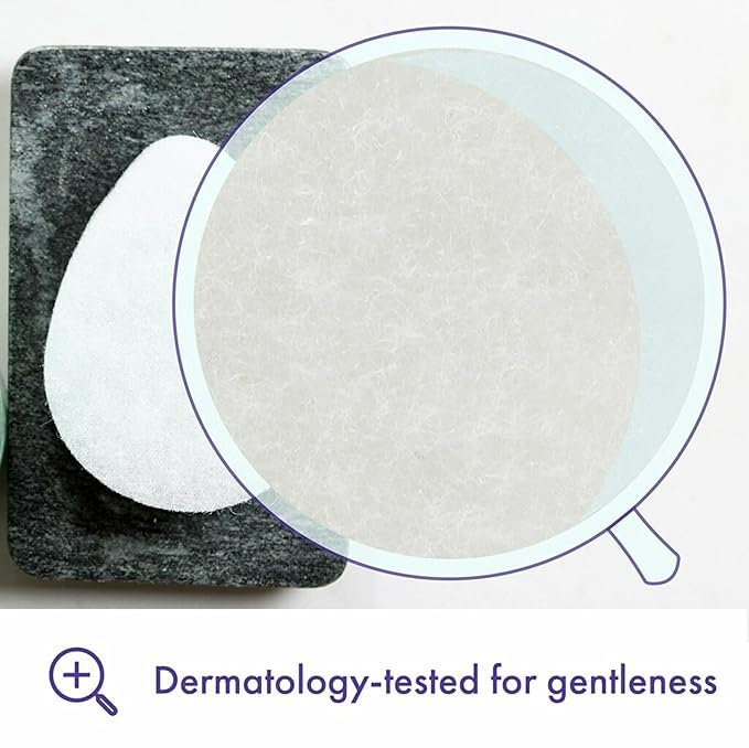 Buf-Puf Facial Sponge, Dermatologist Developed, Removes Deep Down Dirt & Makeup That Causes Breakouts and Blackheads, Reusable, Exfoliating, White, 3 Beauty and Personal Care Buf-Puf