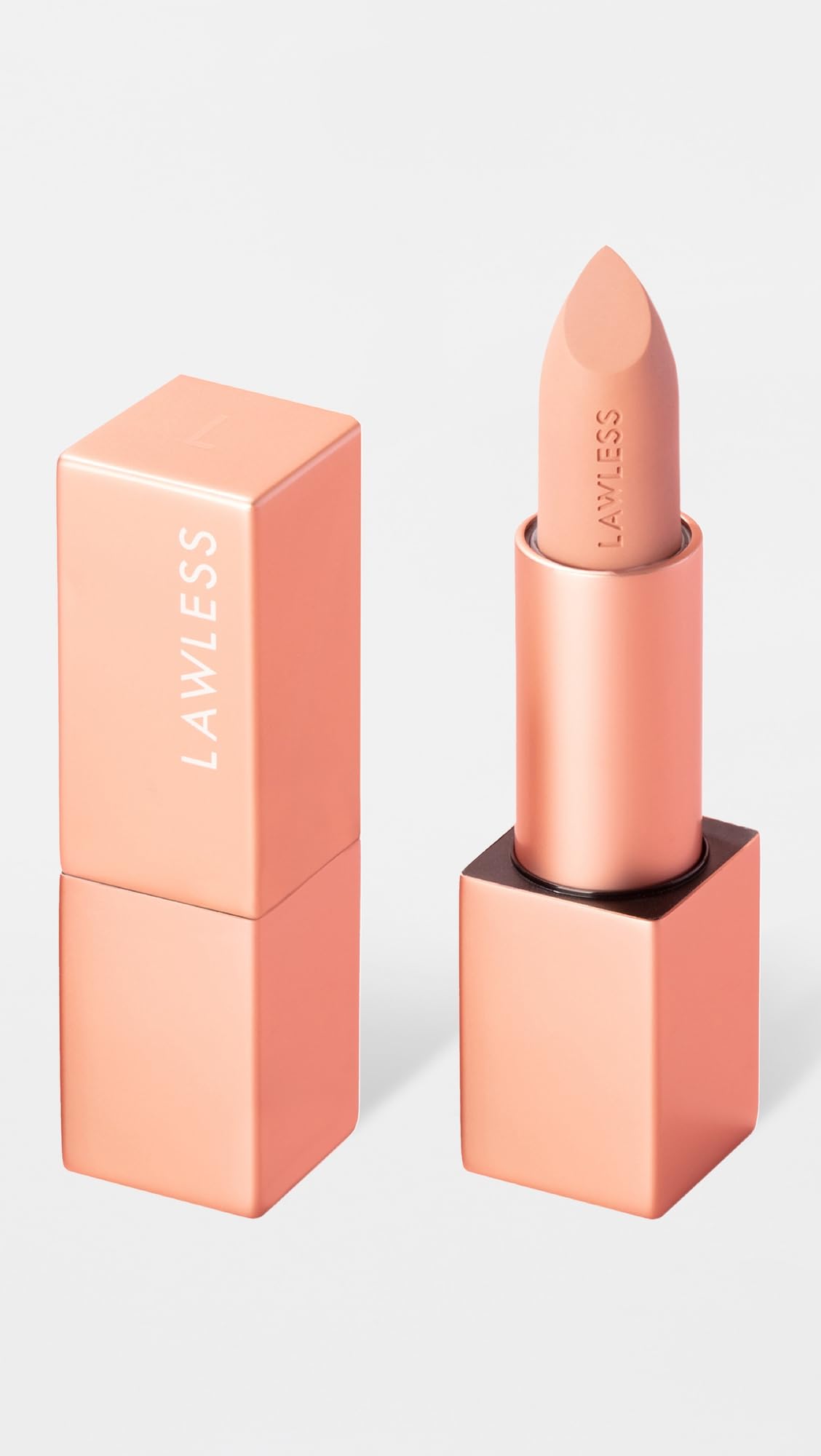 Lawless Women's Forget the Filler Lip-Plumping Line-Smoothing Satin Cream Lipstick, Platinum, 0.1 Ounce Beauty & Personal Care Lawless