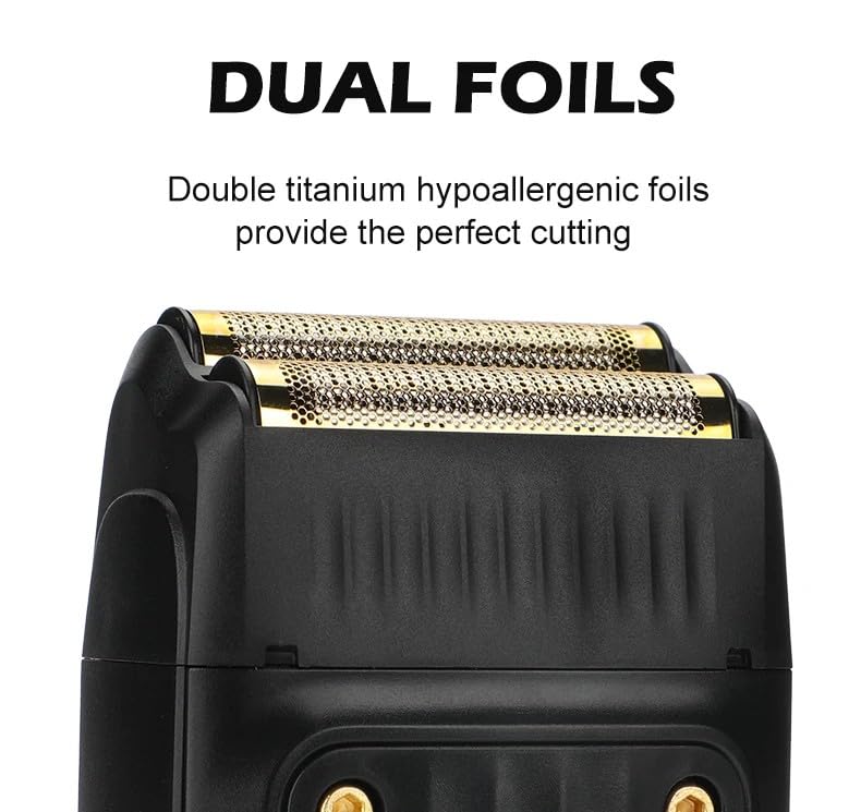 Electric Shaver Professional Hair Trimmer Rechargeable Shaving Barber Beard Foil for Men Beauty and Personal Care QDKVTNDJZ