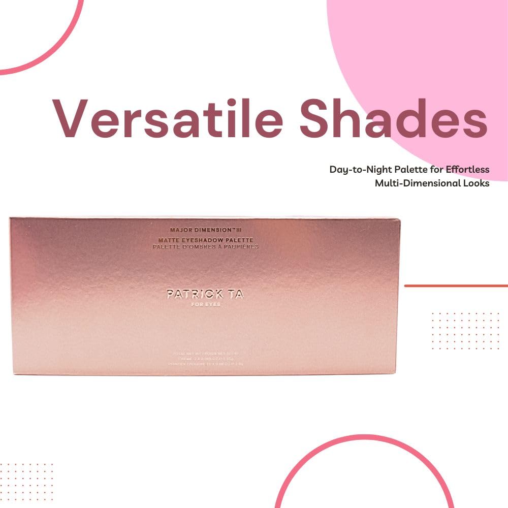 PATRICK TA Major Dimension III Matte Eyeshadow Palette